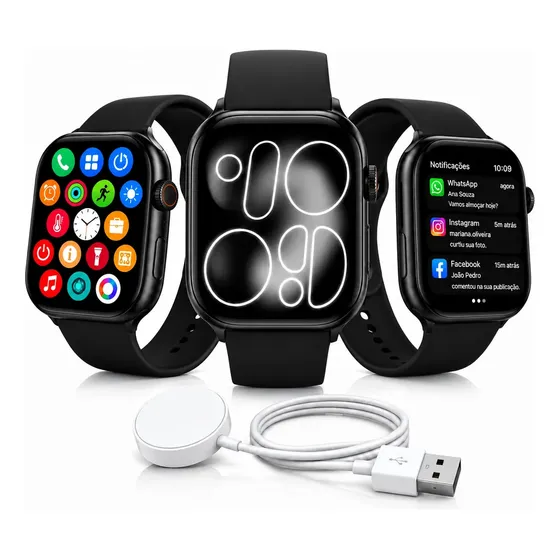Relógio Smartwatch Pro Inteligente Tela 2' Gps Nfc Bluetoot Relógio Smartwatch Pro Inteligente Tela 2' Gps Nfc Bluetoot