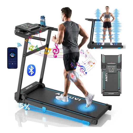 Esteira Elétrica Ergométrica + Massagem 2 Em 1 C/bluetooth