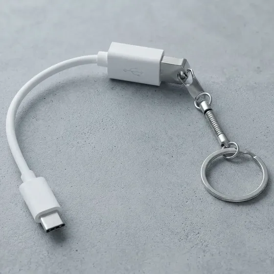 Pendrive 64gb Usb 2.0 Metal + Adaptador Usb C Otg Nfe