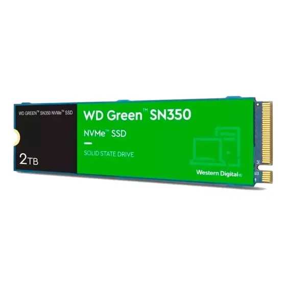 Ssd 2tb M.2 2280 Nvme Pcie Gen3 Western Digital Wd Green Sn3