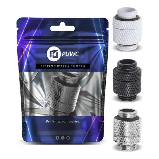 Fitting G1/4 Extensor 360º Macho X Macho Water Cooler Custom Fitting G1/4 Extensor 360º Macho X Macho Water Cooler Custom