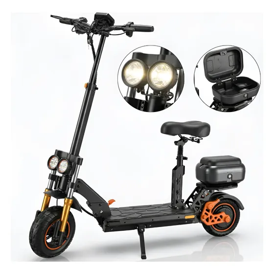 Patinete Elétrico M5 De 1200w Com Assento Removível
