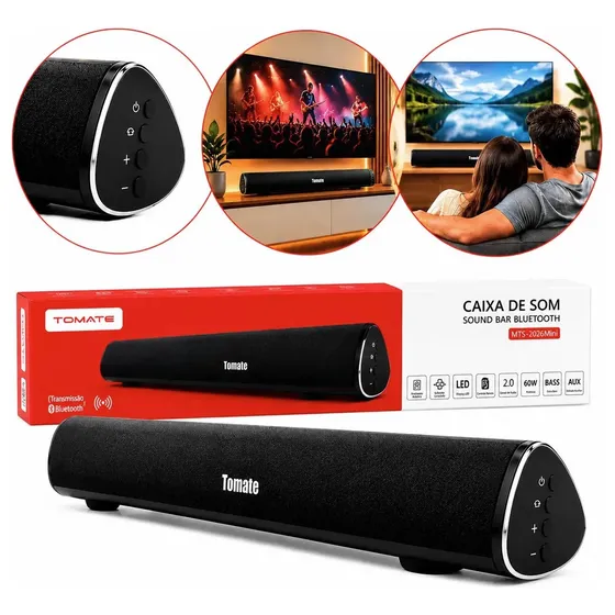 Caixa Soundbar Bluetooth Barra De Som Tv Smart Caixa De Som