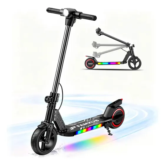 Patinete Elétrico Zaamee com Motor de 500W para Crianças e Adultos