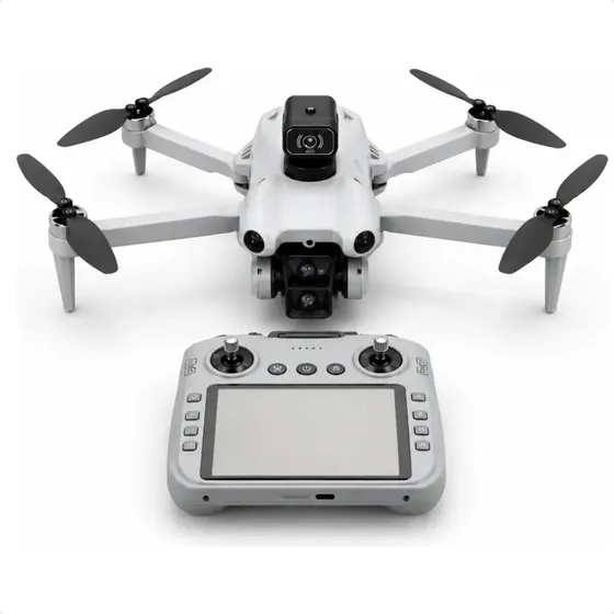 Drone S101 Max- 4k Câmera Dupla + Tela No Controle Wifi Fpv