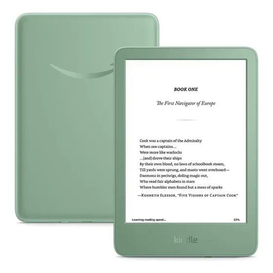 Amazon Kindle 6 Em 16gb 11 Geração Matcha Verde Claro