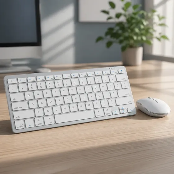 Kit Teclado E Mouse Sem Fio Usb Ergonômico Silencioso 2.4ghz
