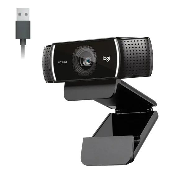 Webcam Logitech C922 Pro Stream Full Hd 1080p Usb Autofoco - Preto