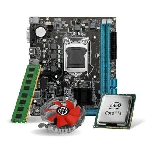 Kit Pl Mãe H81 + Processador I3 4130 + Memoria 16 Gb Ddr3