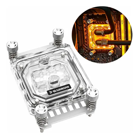 Waterblock Para Water Cooler Amd Ryzen Am4 E Am5 - Cpu Block