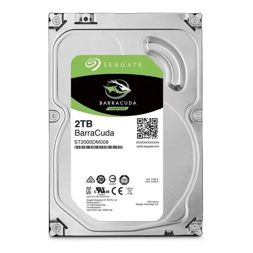 Disco Rígido Seagate Barracuda Interno de 2 TB para PC com 7200 RPM