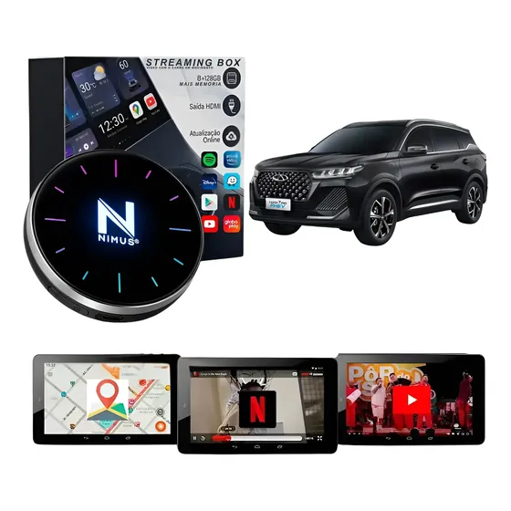 Streaming Box Caoa Chery Tiggo 7 Pro Desbloqueio Multimídia