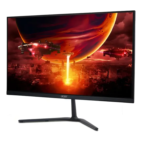 Monitor Gamer Acer Nitro 23.8" Kg240y M5biip Fhd Led Ips 180hz Amd Freesync Premium Preto