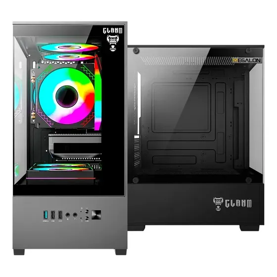 Gabinete Gamer Mid Tower Para Placas Micro Atx Mini Itx