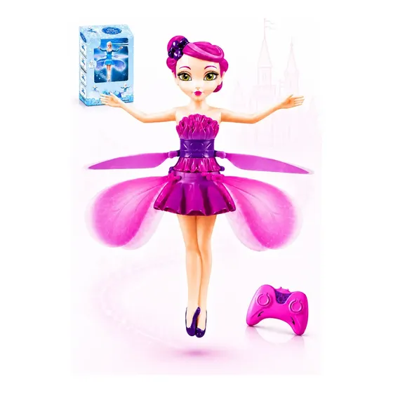 Boneca Fada Voadora Infantil Sensor Controle Remoto Movimento Sensor Luz Usb Recarregável Fada Das Flores Meninas Kizumba