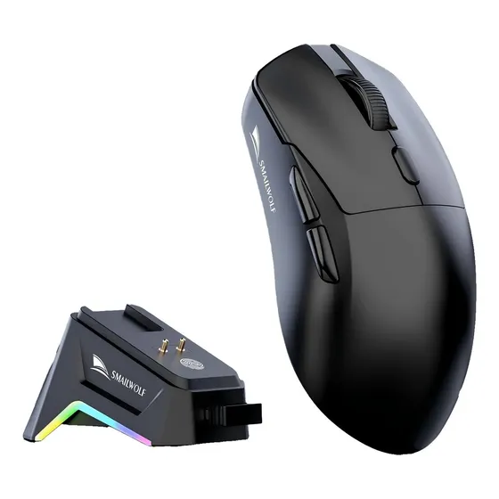 Mouse Gamer Smailwolf M3pro 500 Mah Com Base Rgb