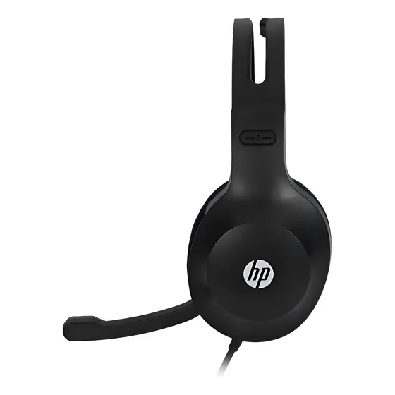 Headset Gamer Hp Dhh-1601 Preto 3,5mm Com Microfone