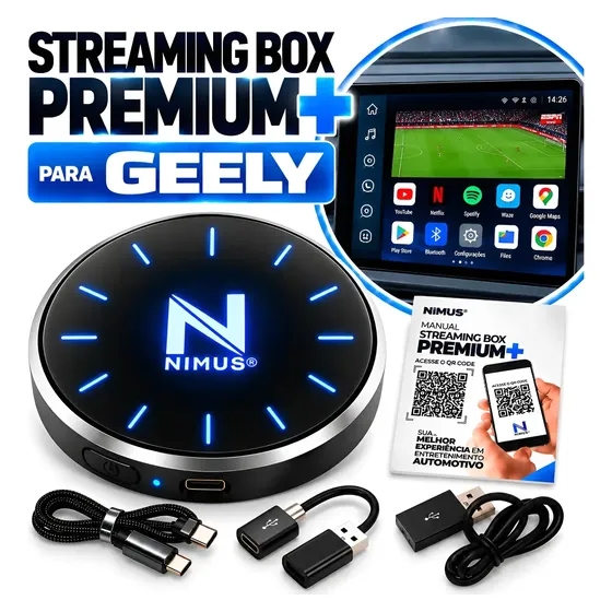 Streaming Geely Box Premium+ Nimus 8gb 128gb Carplay Android
