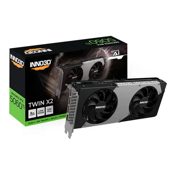 Placa De Vídeo Inno3d Rtx 5060 Ti Twin X2, 8gb, Gddr7