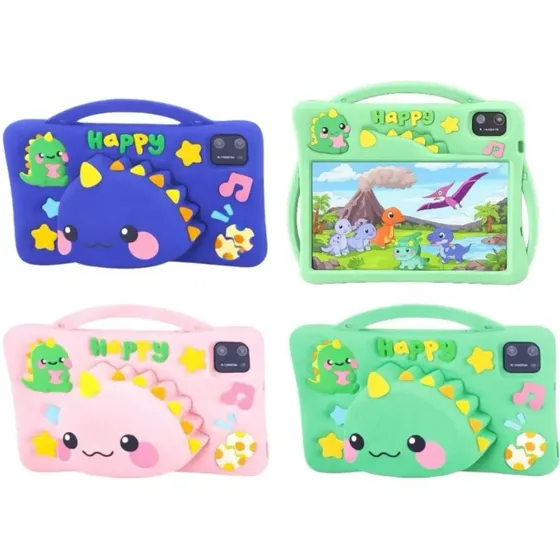 Tablet Infantil T68 Android 11 128gb 6gb Ram 7 Pol Ocre Tablet Infantil T68 Android 11 128gb 6gb Ram 7 Pol Ocre