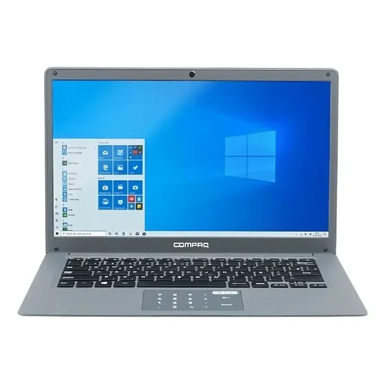 Notebook Compaq Presario CQ-25 Gray 14.1" 1366 px x 768 px disco SSD SATA 120 GB Intel N3700 4GB de Ram - Excelente (Recondicionado)