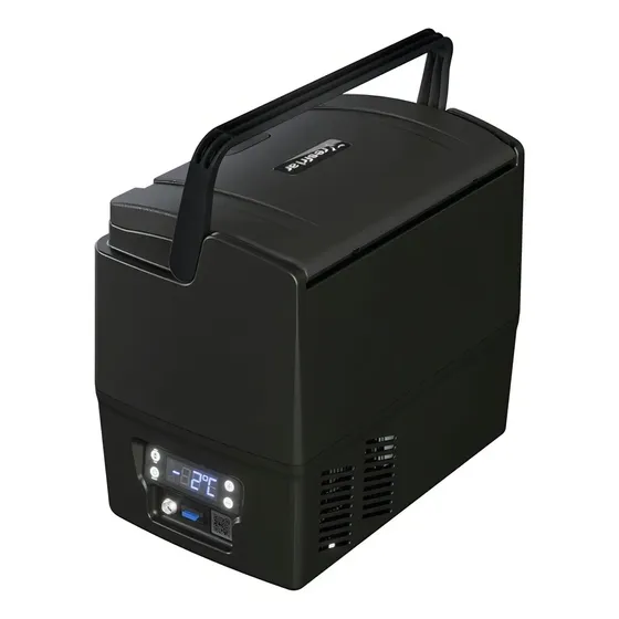 Geladeira Portátil Resfri Ar 18 Litros Digital, Bivolt 12/24V, Cor Preta Geladeira Portátil Resfri Ar 18 Litros Digital, Bivolt 12/24V, Cor Preta