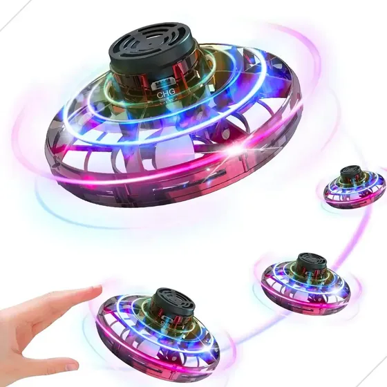 Spinner Voador Led Drone Brinquedo Boomerang Divertido Usb Spinner Voador Led Drone Brinquedo Boomerang Divertido Usb