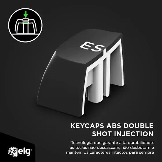 Teclado Mecânico Gamer Tgsp Switch Elg Red Abnt2