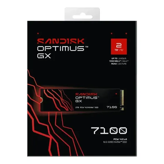 Ssd Sandisk Optimus Gx 7100 Nvme 2tb M2 2280 Pcie 4