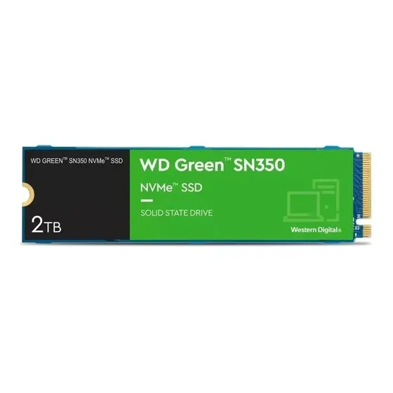 Hd Ssd Wd Green Sn350 2tb M.2 Pci-e Nvme Gen3