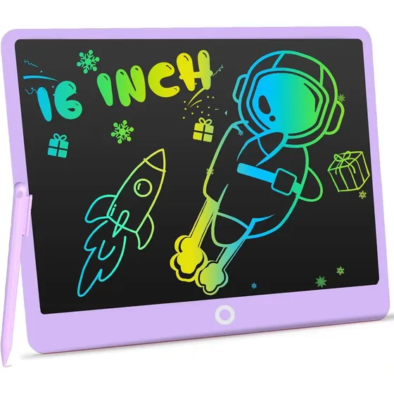 Tablet De Escrita Lcd Para Crianças, Quadro Doodle Colorido