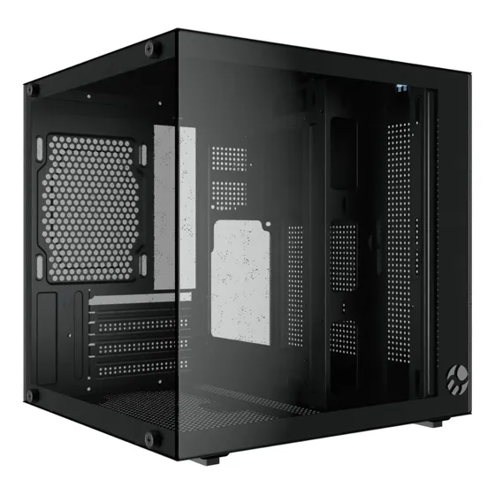 Gabinete Gamer Bluecase BG-066 Life de Aço c/ Vidro Temperado p/ Matx e Mini-ITX Preto