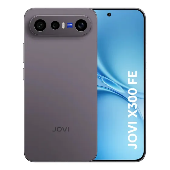 Smartphone JOVI X300 FE 5G Câmera ZEISS 50MP 256GB de Memória 12GB + 12GB RAM Expansível Bateria 6500mAh Processador Snapdragon 8 Gen 5 e Carregador 90W - Preto Ônix