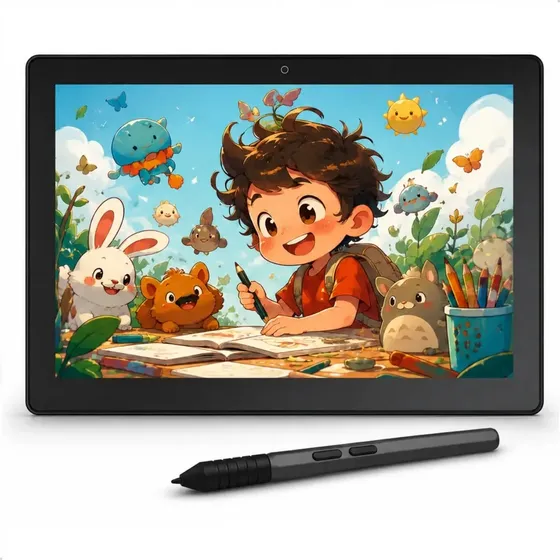Mesa Digitalizadora Tela 10,1 Com Caneta E Display 5080 Lpi