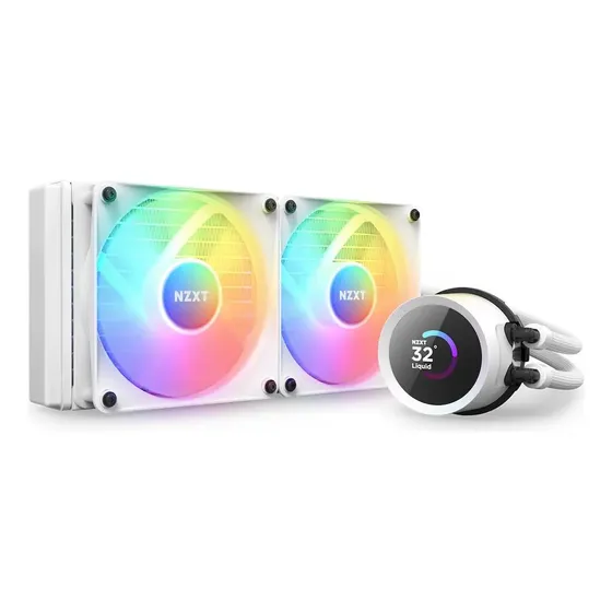 Water Cooler Nzxt Kraken 240 Rgb Com 2 Fans - Branco - Refrigerador de CPU