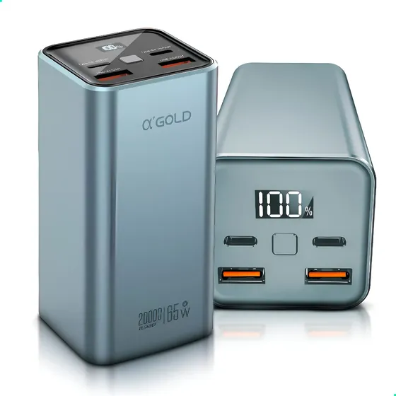 Power Bank Carregador Portátil Turbo 65w 20.000mah