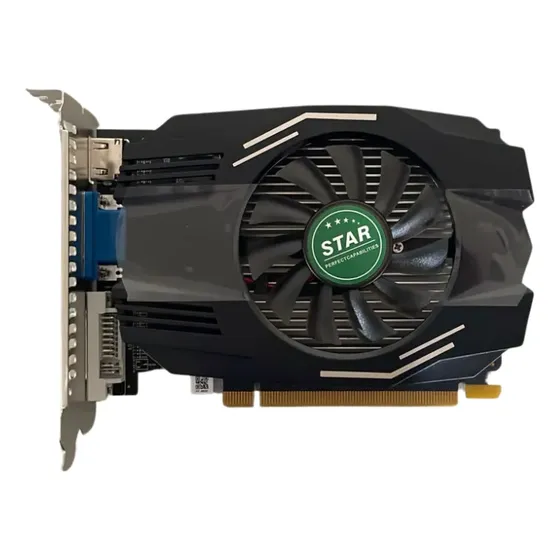 Placa De Video Radeon Hd 7670 Gddr5 Pcie 128bit 4gb Preto