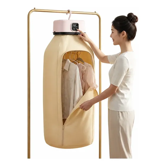 Secador De Roupas Elétrico 600w Portátil Suspenso Cortina