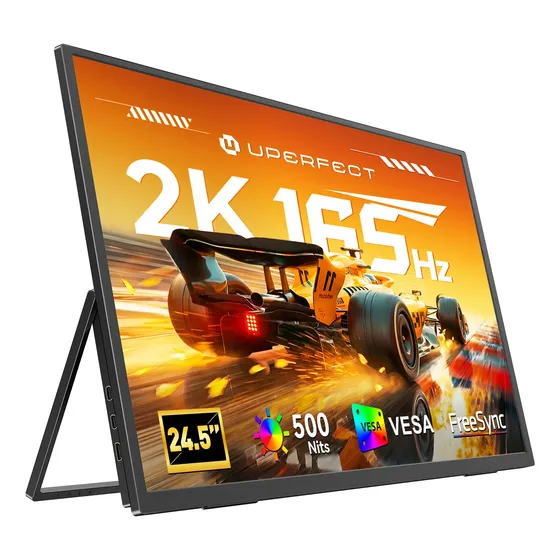 Monitor Portátil Uperfect 24.5 2k 165hz Pc Gamer Tela Hdmi