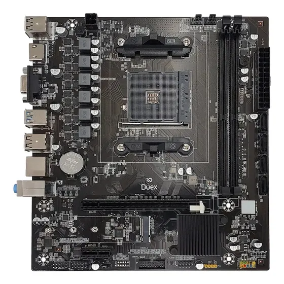 Placa Mae B450s Duex Ddr4 M.2 Am4 Dxmbb450s-oem Preto
