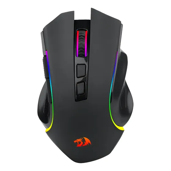 Mouse Gamer Redragon Griffin Pro Rgb Preto 4800dpi