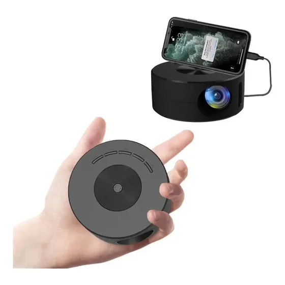 Mini Projetor Led Portátil 1080p Hd 1500 Lúmens Z