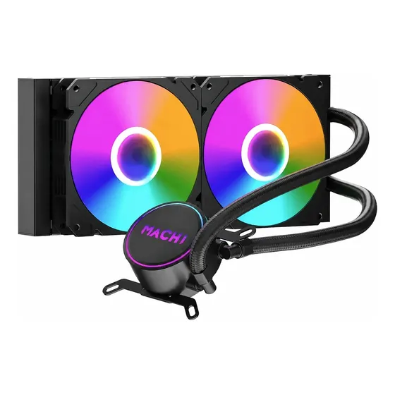 Water Cooler Mach1 Logic 240mm, Rgb, Amd E Intel - Preto