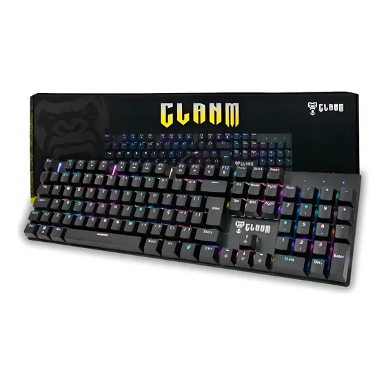 Teclado Gamer Mecânico King Rgb Switch Red Hot Swap Clanm