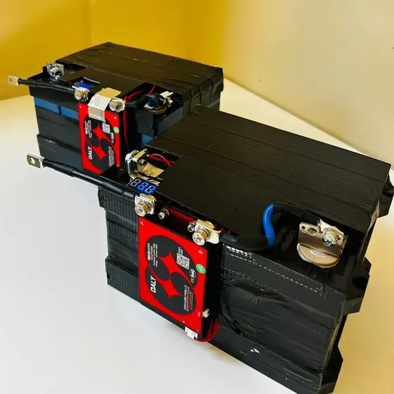 Kit Lítio 12v - 100ah Lifepo4 Kit Com Bms