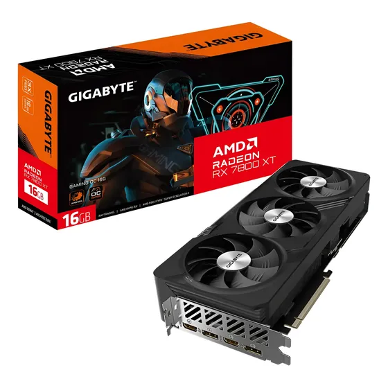Placa Gráfica Gigabyte Radeon Rx 7800 Xt Gaming Oc 16gb Placa Gráfica Gigabyte Radeon Rx 7800 Xt Gaming Oc 16gb