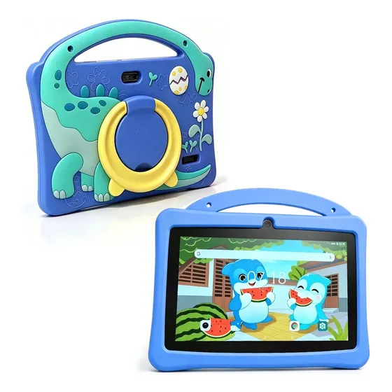 Tablet Infantil Xii8 7 Pol Android 13 4gb 32gb Azul