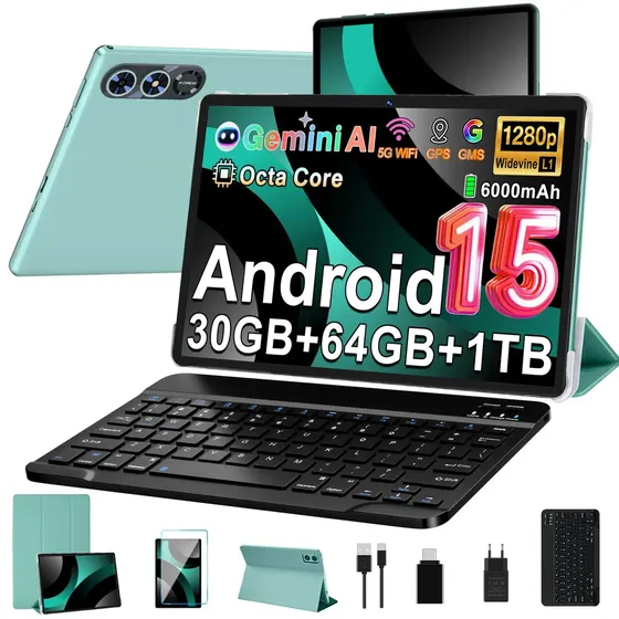 2026 Tablet Android 15 Com Gemini Ai Tablet 10 Polegadas 30gb Ram+64gb Rom/Tf 2 Tb,2.4g/5g Wi-fi,6000 Mah,controlo Parental octa-core 2.0 Ghz, Widevine L1,bt 5.0, Gps,com Capa mouse teclado 2026 Tablet Android 15 Com Gemini Ai Tablet 10 Polegadas 30gb Ram+64gb Rom/Tf 2 Tb,2.4g/5g Wi-fi,6000 Mah,controlo Parental octa-core 2.0 Ghz, Widevine L1,bt 5.0, Gps,com Capa mouse teclado