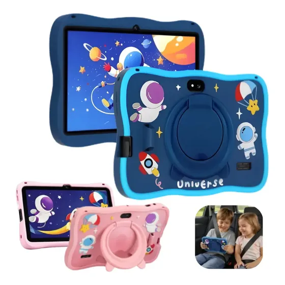 Tablet Infantil 7 Anti Impacto Android 8gb Ram 256gb Wifi Rosa
