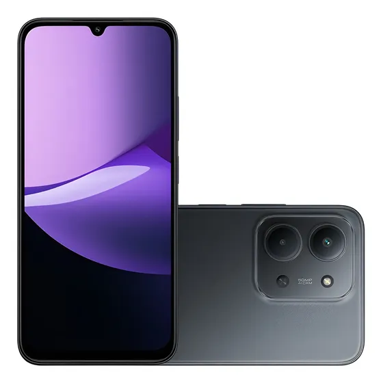 Smartphone Xiaomi Redmi 15c 5g Br 4+4gb Ram Virtual + 256gb, Preto (Novo com caixa aberta)